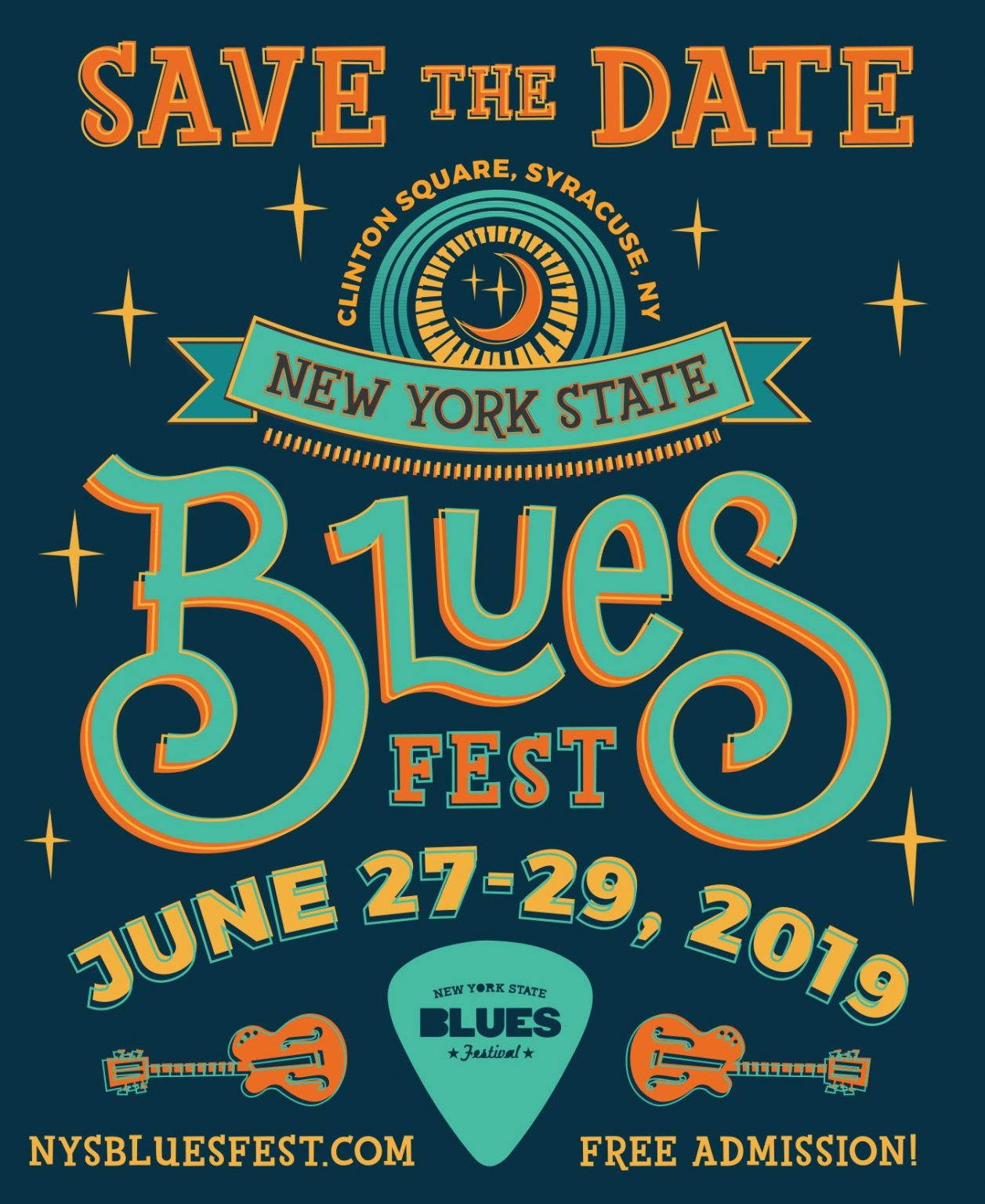 Save the Date! 2019 NYS Blues Festival Dates Announced!