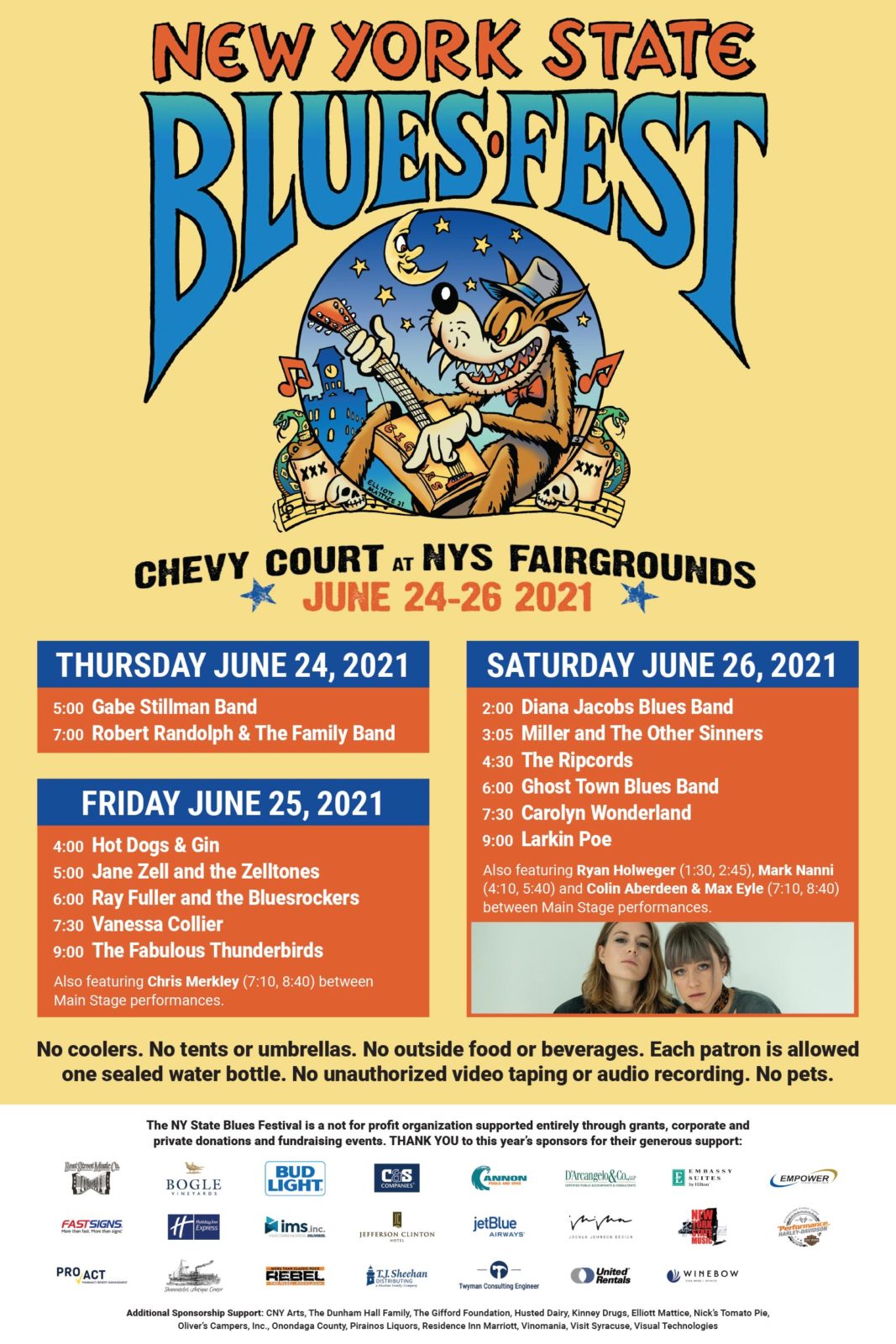 New York State Blues Festival | June 24-25-26, 2021